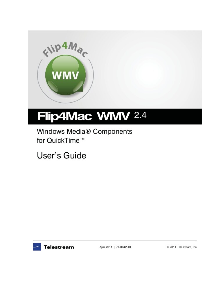 flip4mac wmv 2.4.4.2 dmg